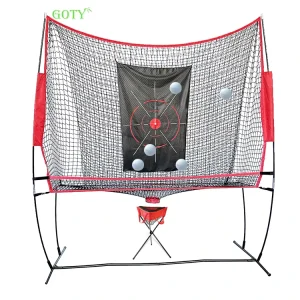 Adult Children Golf Training Aid Practice Net Hit Return System Cutting Ball Target Ball Catching Basket Set for Training