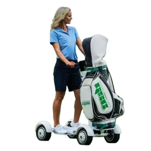 Adult Four Fat Tire Foldable 4 Wheel Electric Golf Scooter Convenient 4 Wheel Electric Trolley
