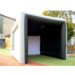 Air Sealed Inflatable Golf Simulator Tent with HD Screen for Event