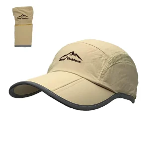 All Seasons Outdoor Waterproof Puff Printed Image Argyle Quick Drying 5-Panel Unisex Sport Camper Hat with Reflective Protection