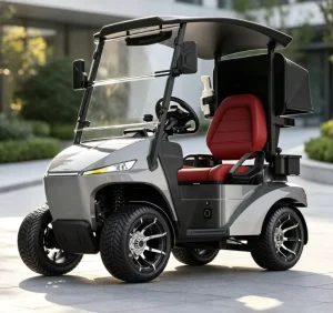 All Terrain Single Rider Golf Vehicle Thickened Tire Off-Road Golf Buggy Multi-functional Golf Cart