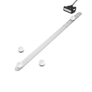 Aluminum Alloy Swing Trainer Easy Carry Adjustable Portable Lightweight for Indoor Teaching Golf Putter