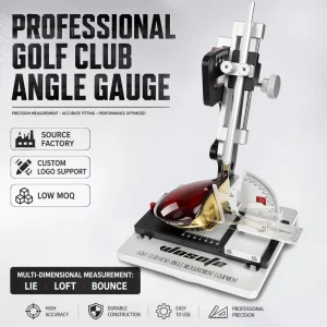 Aluminum Golf Club Head Measuring Tools Loft Lie Gauge Professional Bounce Measuring Tool Golf Workshop Factory Custom Supply
