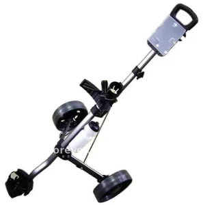 Aluminum Lightweight Golf Push Cart & Hand Push Golf Trolley with 50kg Capacity and 2 Wheels