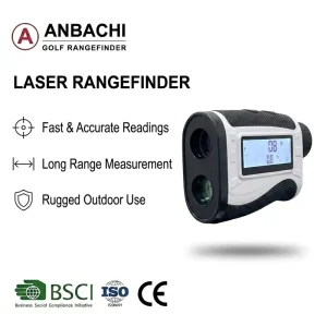 Anbachi Protap Laser Rangefinder Telescope Golf Range Finder Distance Meter Professional Laser Rangefinder for Golf Hunting