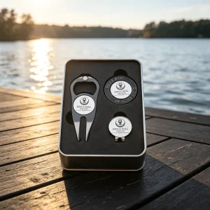 Arrivals Sublimation Original Design Souvenir New Products Metal Enamel Ball Marker Set Box
