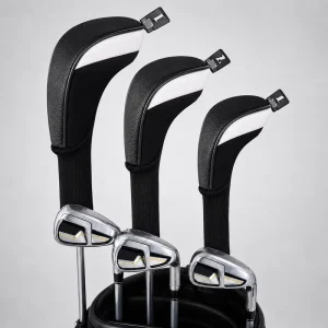 Artisanal Needlepoint Golf Headcover Magnetic Closure Soft Waterproof Protective Putter Wood Iron Club Cover Set Golf Head Cover