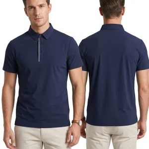 Asian Size M Men’s Summer Short Sleeve Casual Polo Shirt Blank Dry Fit Breathable Custom Embroidered Golf Polo Shirt