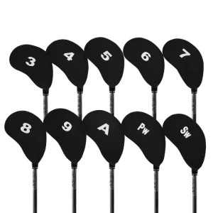 Assorted Color Golf Iron Head Covers Ready to Ship Custom Club Headcovers for Irons