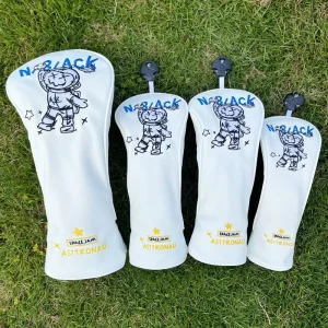 Astronaut Soft Water Resistant Golf Headcover for Driver Fairway Hybrid Custom Logo Low MOQ 50pcs Low Price