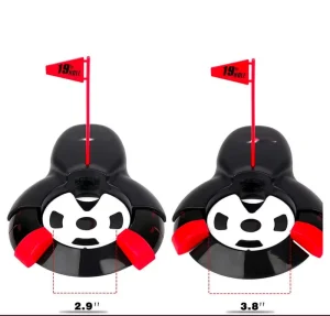 Auto Returning Golf Cup Training Aid for Indoor Outdoor Practice with a Red Guide Line Golf Automatic Putting Ball Return Cup