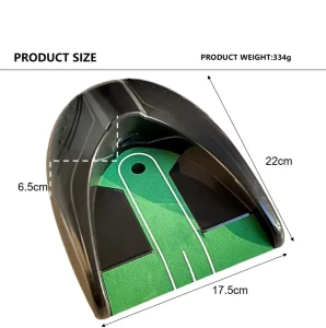 Auto return Golf Ball Machine Automatic Golf Putting Cup with Ball Return Portable Indoor Outdoor Golf Training Aid Putting Aid