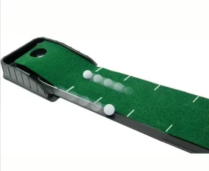 Automatic Ball Return Mini Golf Swing Training Mat Garden Mini Golf Putting Aid