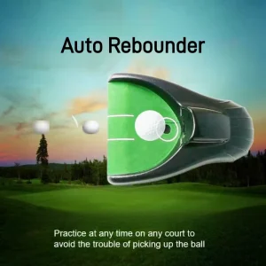 Automatic Golf Putting Cup with Ball Return Portable Indoor Outdoor Practice Training Aid Auto Returning Golf Putting Machine
