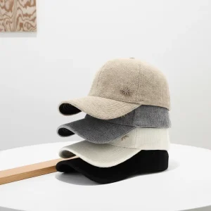 Autumn Winter Women’s Vintage Peaked Hats Adjustable Thermal Korean Fashion Casual Versatile Small