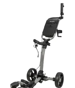 Axglo Hand Push Golf Cart With Adjustable Handle and Dual Hand Brakes Lightweight 3 Wheel Golf Trolley Only 8.2 KGs