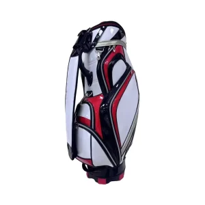 BA American Style Custom Made PU Leather Golf Bags Tour Collection Waterproof & Portable Zipper Closure Seniors & Adults