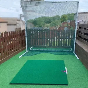 BLG 105NB Soft Rolled up Nylon Turf Driving Range Golf Training Mat 1500x1500mm Indoor Practice Mat