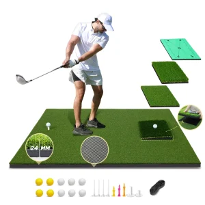 Backyard Golf Training Equipment Mat Golf Simulator Cage Netting Hitting Mats