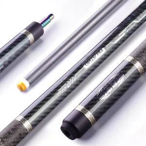 Balanced 1 2 Jointed 18 20oz 11.8 12.5mm Tip 8 Joint Billiard Pool Stick Carbon Fiber Pool Cue for Precision Play