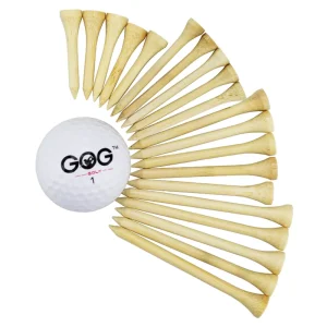 Bamboo Golf Tees 42mm 54mm 70mm 83mm Durable Custom Color & Logo Strong Tee Golf Ball Holder Drop Ship