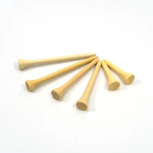 Bamboo Wood Plastic Golf Tee 70mm Portable Outdoor Use