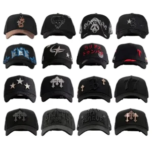 Barbas Hats Gorras Set a Frame 3D Embroidery Logo Sporty Baseball Caps Original 5 Panel Barbas Hats Originales
