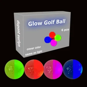 Battery LED Light Golf Ball Glow in the Darkness