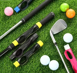 Beginner Friendly Golf Grip Corrector Portable Swing Practice Auxiliary Device Indoor Outdoor Golf Accessories