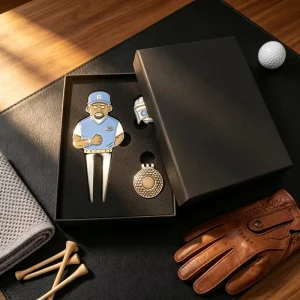 Bending Switchblade Brass Custom Logo Golf Divot Tool Golf Switch Blade Divot Repair Tool