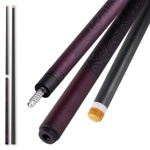 Bespoke Customization Aerospace Grade 1 2 Split Carbon Fiber Pool Cue Precision Tournament Stick