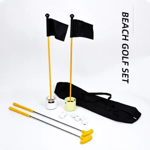 Best Outdoor Mini Golf Set with Jagged Putting Cup Low Tide Beach Golf Product