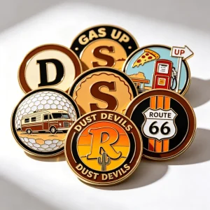Best Selling Support Logo Custom Golf Ball Marker Blanks Samples Laser Engraved Golf Ball Marker Golf Ball Marker Golf Bar