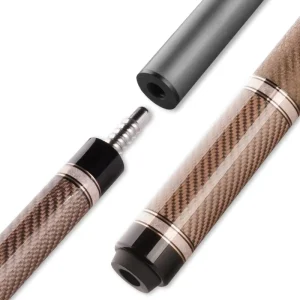 Best Selling Two Pieces Cue 11.8 12.5mm Carbon Fiber 18 20oz Billiard Cue Stick Brown Playing Pool Cue