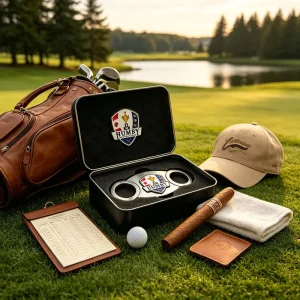 Big Luxury Steel Cigar Cutter Scissor With Bottle Opener Gift Box V Cut Spring Carbon Golf Ball Marker