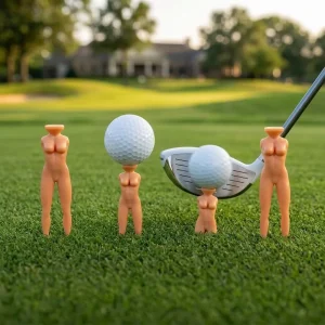 Bikini Shape Funny Golf Tees 3 Inch Plastic Novelty Tees for Tees De Golf Men Women Golfer Gift Bulk