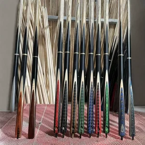 Billiards Club Member’s Maple Wood Snooker Cue English-Style Small Tip Chinese-Style Eight-Ball Nine-Ball Break-Shaft Center