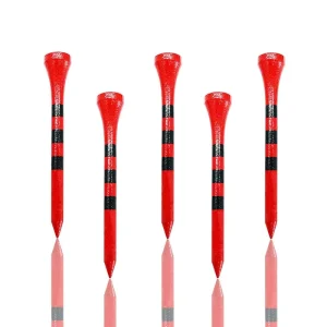 Biodegradable Material Stripe 70mm 83mm Bamboo Golf Tees Premium Golf Tees with Logo