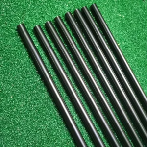 Black 0.370 inch standard 35/37 inch tapered non-stepped Chrome-molybdenum steel stepless Chrome plating golf putter shaft