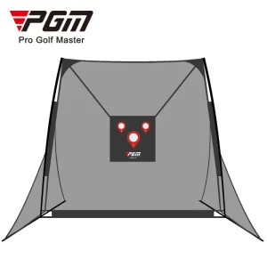 Black 2.5×2.5×1.56m Lightweight Outdoor & Indoor Golf Swing Training Practice Net Aids Model LXW015
