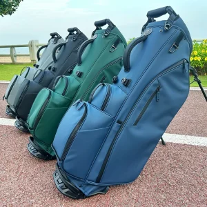 Black Custom Professional Logo Stand Bag Golf Bag