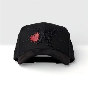 Black Gorra Beards Hats Embroidery 5 Panel Suede Curve Brim Baseball Cap Manufacturer Custom Barbas Hats