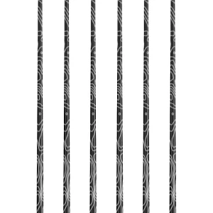 Black Lines Design OEM Premium Graphite Golf Club Shafts Custom Logo Driver Iron Wedge High Standards Flexible Direct