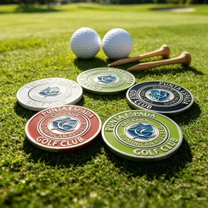 Black Nickel Poker Chip Golf Marker Frosted Matte High Quality Golf Poker Chips Set