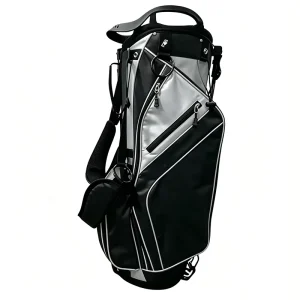 Black and Red Lightweight Waterproof Polyester Golf Bag Model 1002