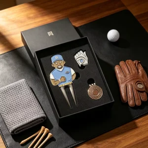 Blank Custom 6 In 1 Customizable Golf Divot Tool Ball Marker Set And Bottle Opener And A Magnet On Back To Put It On Fridge