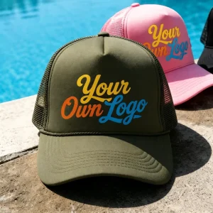 Blank Five Panel Quality Vintage Snapback Adjustable Football Baseball Cap Custom Embroidered Puff Screen Print Foam Trucker Hat