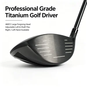 Blank Golf Driver Titanium 460CC Support Custom Logo Packaging Mens Golf Driver Bulk Order