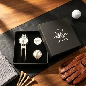Blank Single Prong Premium Custom Golf Copper Divot Repair Tool Set With Money Clip Bottle Opener