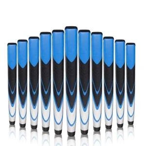 Blue & Black Non Slip Texture 268mm Club Training Customized Logo Golf Putter Grips